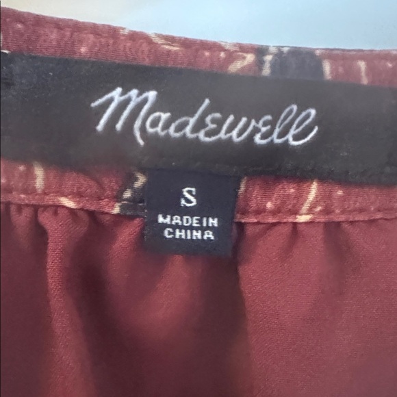 Madewell Burgundy Dress - Picture 2 of 3